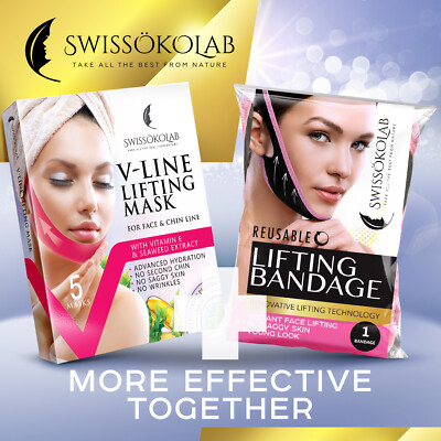 V shaped Slimming Face  Mask Chin Up Patch Double Chin Reducer V Up Contour Mask
