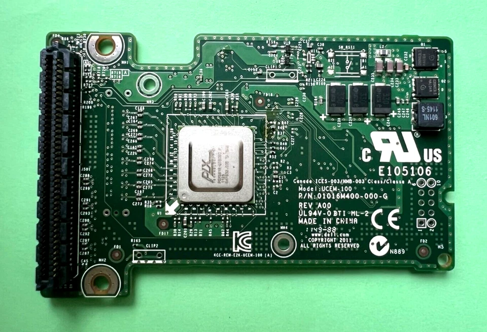 Dell Poweredge M620 M820 PCI-e Extender Card 0VJDTW  VJDTW