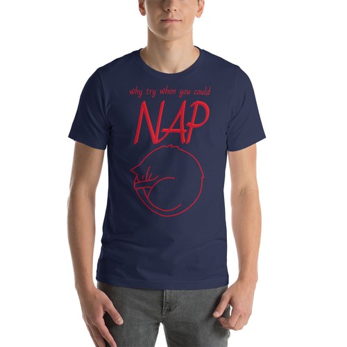 Uni-sex “Cat Nap” T-Shirt - 第 3/15 張圖片