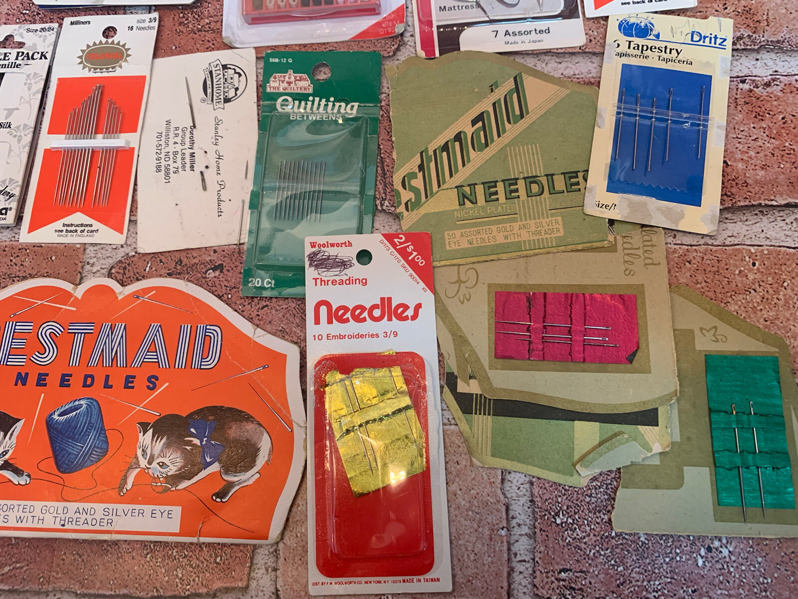 Vintage Lot of Sewing Notions Assorted Hand Sewing Needles/Packets eBay