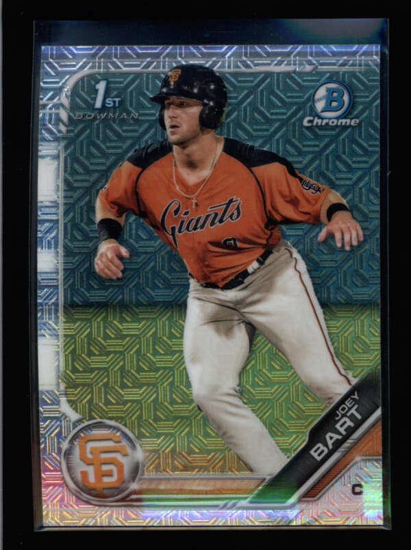 JOEY BART 2019 BOWMAN CHROM PROSPECTS MEGA BOX #BCP-50 MOJO RC