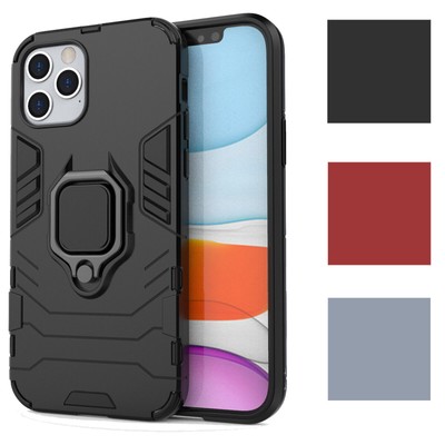 Iphone, Ring Case Silikon Cover Handy Tasche Outdoor Bumper 2 Teilig Schutzhülle