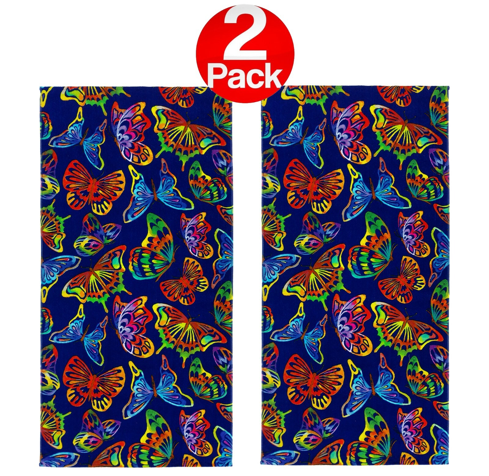 Kaufman Personalized Beach Towels for Kids,30"x 60" Embroidered Name