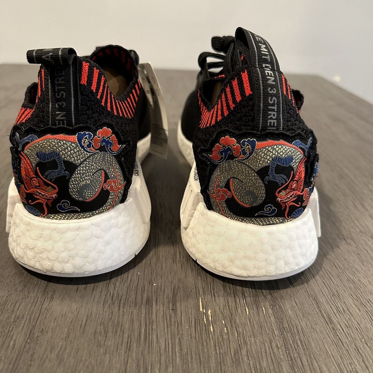 adidas gazelle silver green womens adidas NMD R1 Primeknit Dragon Patch – YankeeKicks Online main image 1