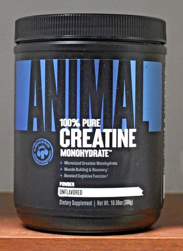 Animal Micronized Creatine Monohydrate Powder 10.58oz 300g 60 Servings