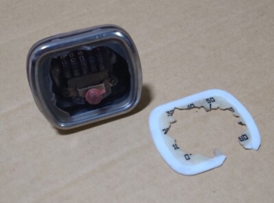 60s 70s Motorcycle Square Speedometer, Aprilia, Parilla, Benelli, Guzzi