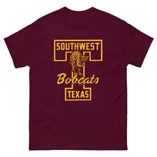 Southwest Texas Bobcats Graphic T SecondRoundCo Unisex classic tee shirt