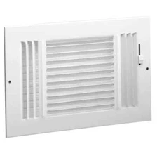 Hart & Cooley 43862 8 X 8 Inch Ceiling/sidewall Stamped Face Three Way Steel