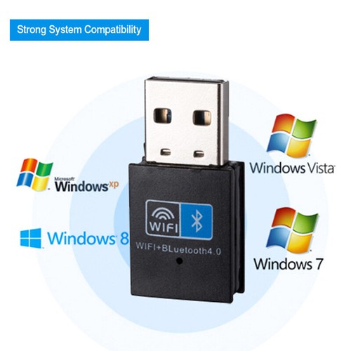 Wireless WiFi Bluetooth Adapter 150Mbps USB 2.4G Bluetooth V4.0 Dongle wifio - Afbeelding 5 van 9