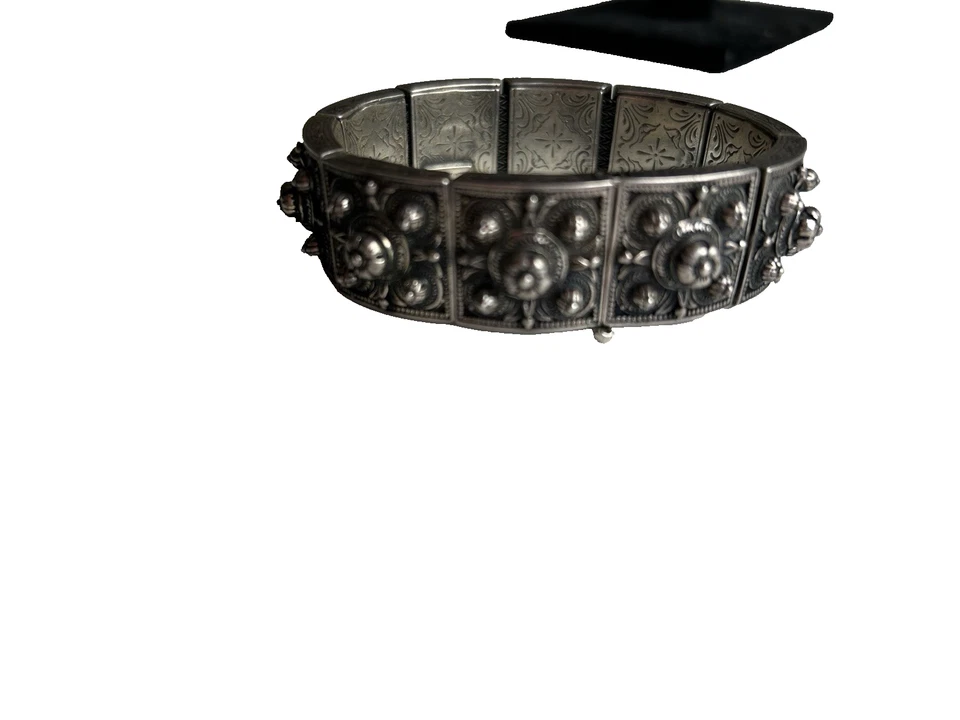 Pulsera de plata de ley Konstantino firmada artesanalmente 125,00 gr Foto 4 de 4