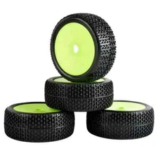 RC Sponge Liner Tyre Tires & Wheel Rim 4pcs Fit HSP 1:8 Off-Road Buggy new
