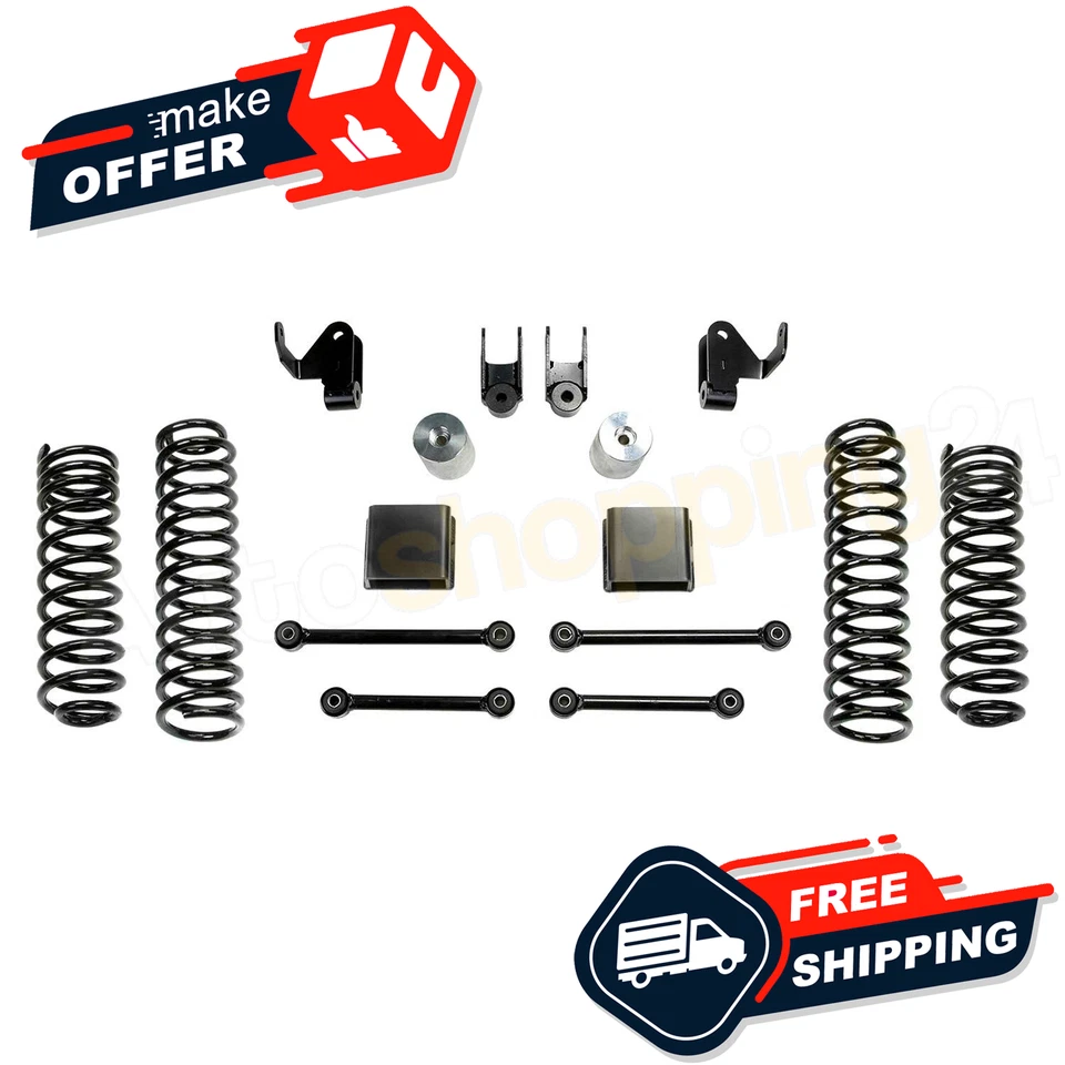 Fabtech 2" Sport II Front & Rear Suspension Lift Kit Foto 3 de 4