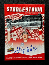 DARREN McCARTY 2025-26 DETROIT RED WINGS CENTENNIAL STANLEYTOWN SIGNATURES  0012