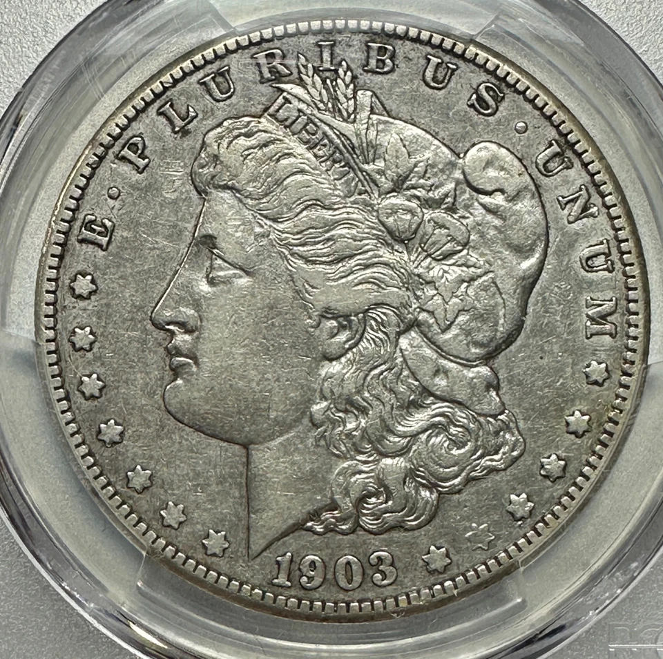 1903-S   MORGAN DOLLAR   PCGS  XF45    KEY DATE - Image 3 of 4