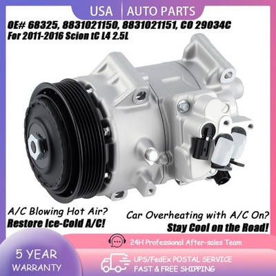 A/C AC Compressor W/ Clutch For 2011-2016 Scion tC L4 2.5L 68325 8831021150
