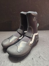 Vans 5mm Surf Boot Hi V Round Toe Neoprene Wetsuit Booties Blk NEW Mens Size 9