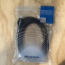 Cable Matters High Speed HDMI to Micro HDMI with Ethernet Cable 15ft