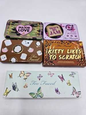 Too Faced Eyeshadow Palette 5 Pc Lot NWOB Authentic Full Size