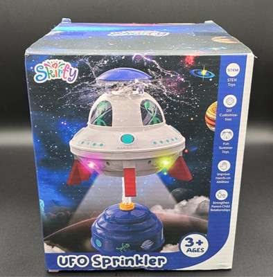 Skirfy UFO Sprinkler SF203 Kids Outdoor Water Toy STEM Activity New in Box
