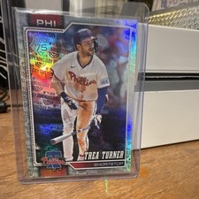 Topps 2026 Series 1 Trea Turner Phillies #322 Opening Day 75th Anniversary Card