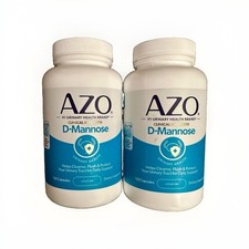 Lot of 2 Azo D Mannose Urinary Tract Health 120 Capsules 240 Total EXP:2028