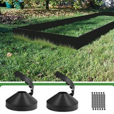 200FT No Dig Lawn Edging Border Garden Landscape Edging With Anchoring Spikes