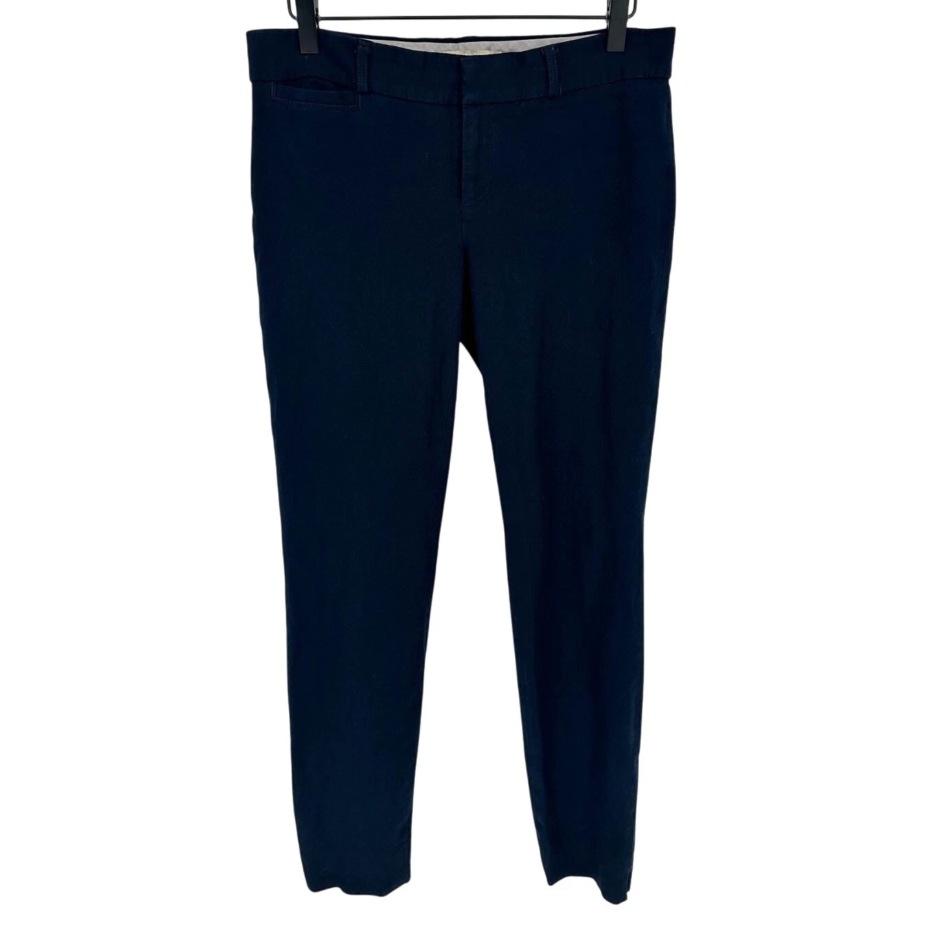 Banana Republic Sloan Blue Straight Leg Trouser Pants Mid Rise Workwear Office 4