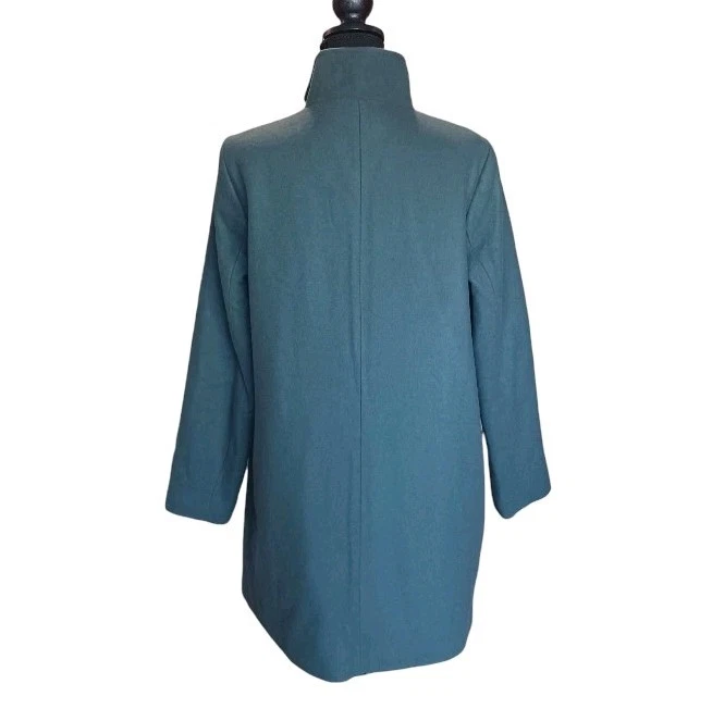 Abrigo Lands End Primaloft aislado mezcla de lana 14 verde salvia $219 Foto 4 de 4