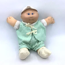 Cabbage Patch Kids Coleco 1982 Xavier Roberts Head Mold 47 Boy Blue Eyes 14”