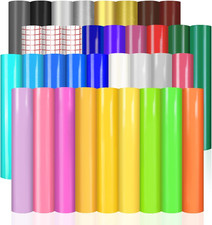 35 Pack Permanent Adhesive Vinyl Bundle: Permanent Vinyl for Cricut, 12" × 12" S