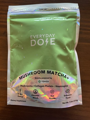 Everyday Dose - Mushroom Matcha COLLAGEN Supplement 210g EXP : 2027
