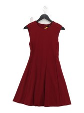 Uniqlo A-Line Midi Dress XS in Red
