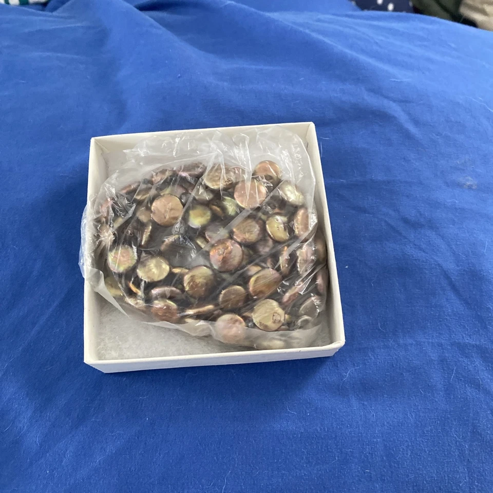 Silpada серебро бронзовая монета жемчуг ожерелье N1717 - Изображение 3 из 4