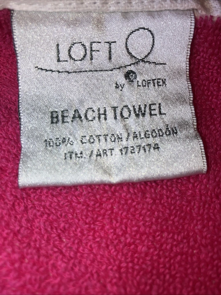 Toalla de playa sábana de baño gruesa a rayas The Loft 80” x 72” ¡Calidad y limpieza! Foto 3 de 4