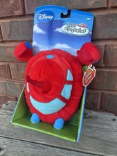 Disney Little Einsteins Plush Pat Pat Rocket Ship Stuffed Bean Beanz Red 7" Toy