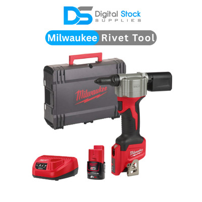 Milwaukee M12BPRT-201X Akku-Popnietpistole 12V - 1x 2Ah Akku, Ladegerät & HD-Box