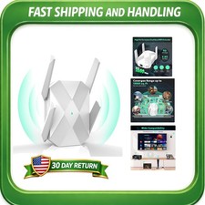 2026 WiFi Extender Signal Booster - Coverage Up to 13000 sq. ft for 100 Devices