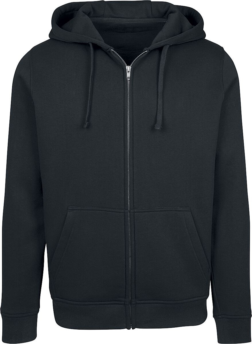 Build Your Brand Kapuzenjacke Herren Basic Sweat Zip Hoody schwarz S