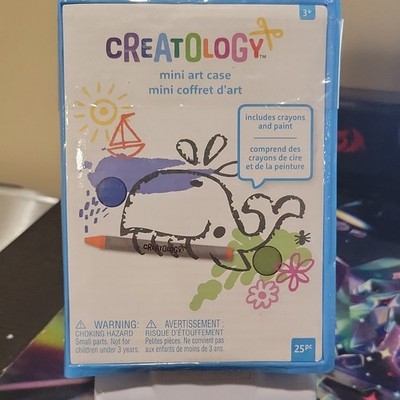 Creatology Mini Art Case 25pc Crayons Paint Set for Kids Ages 3+