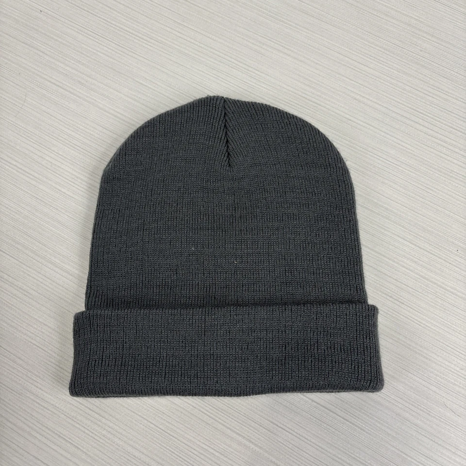 Realtree Brand Knit Cap Black Men's Beanie Hunting Hats Gray OSFM NWOT - Image 3 of 4