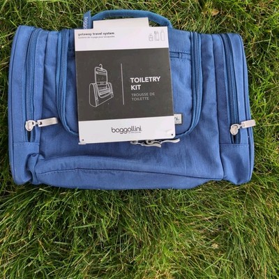 Baggallini Blue Hanging Toiletry Kit Midnight Travel Case NWT