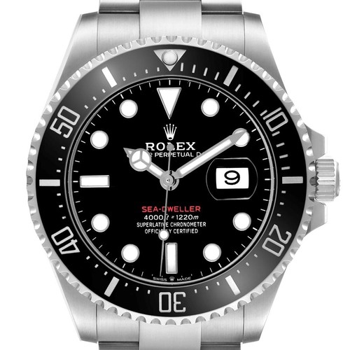Rolex Seadweller 43 50th Anniversary Steel Black Dial Mens Watch 126600