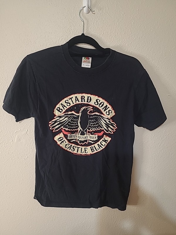 Bastard Sons Of Castle Black Size Small T Shirt