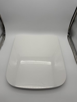 Quadratischer WC-Sitz weiß Soft Close Kunststoff universelle Passform Badezimmer Würfelform