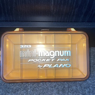 Mini-Magnum Pocket Pak By Plano #3213 Double Sided Fishing Tackle Box