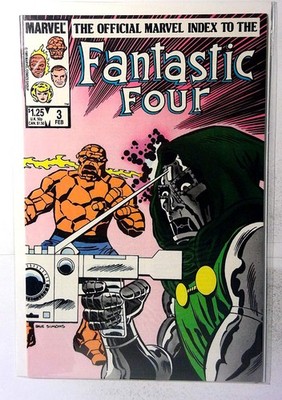 Official Marvel Index to Fantastic Four #3 1986 Marvel Human Torch Comic