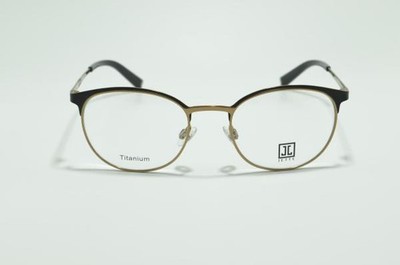 Jette 7015 c3 Damen Brille Titan Oval GoldSchwarz