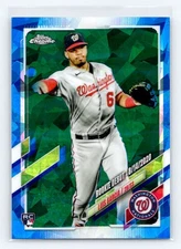 2021 Topps Chrome Update Sapphire Edition #US261 Luis Garcia RC Nationals