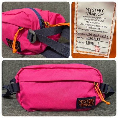 Mystery Ranch Full Moon Waist Pack Bag Sling Crossbody Hiking Outdoor Pink Mint!
