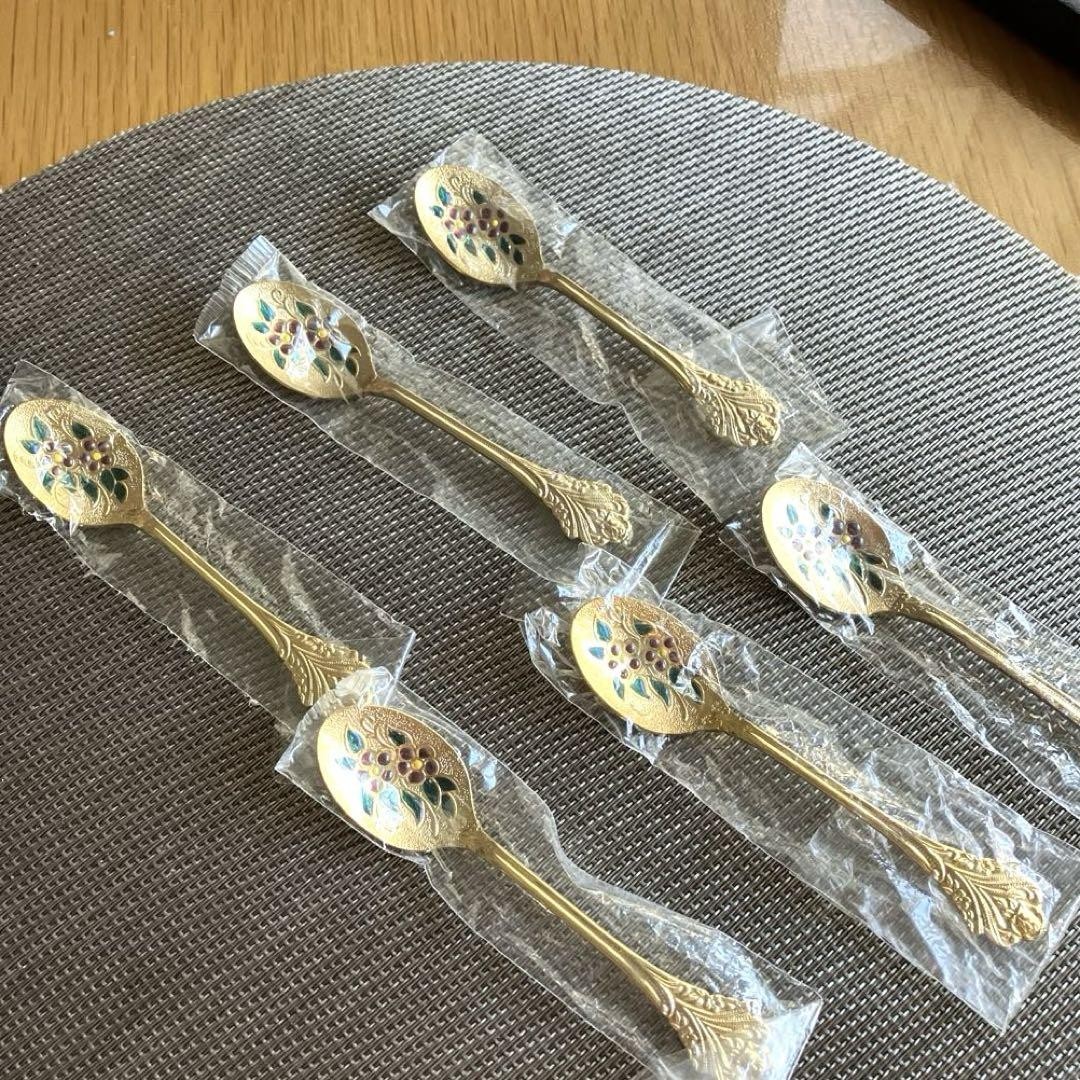 箱入り ノリタケ　ゴールド スプーン 6点 Noritake Christine Gold Spoon Set 6 Handled Spoons | eBay